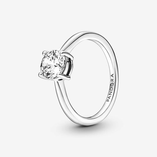 Sparkling Solitaire Ring