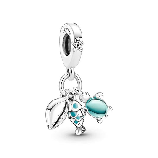 Sea Silver Bead Charm
