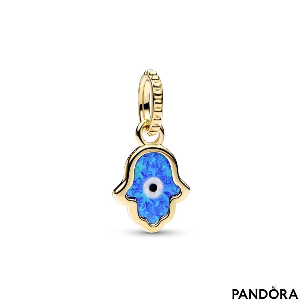 Blue eye hand charm