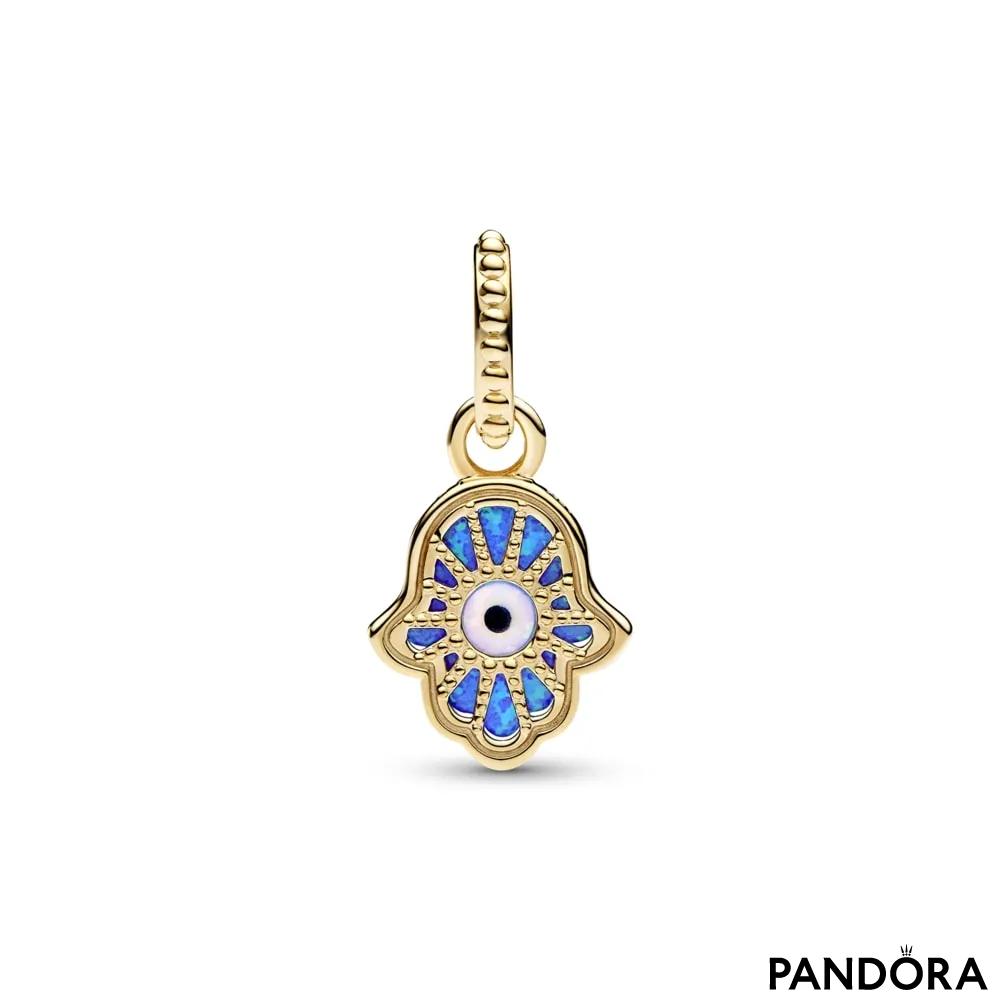 Blue eye hand charm