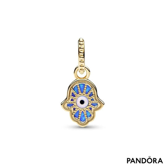 Blue eye hand charm