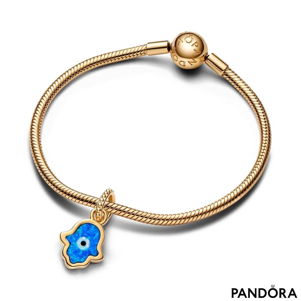 Blue eye hand charm