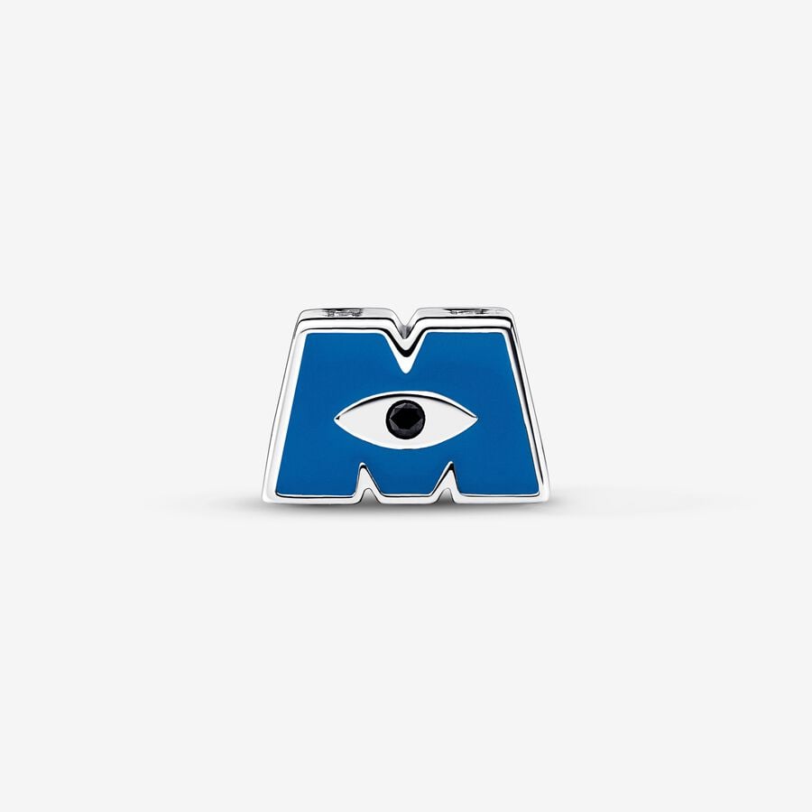 Disney Pixar Monsters, Inc. Logo M Charm