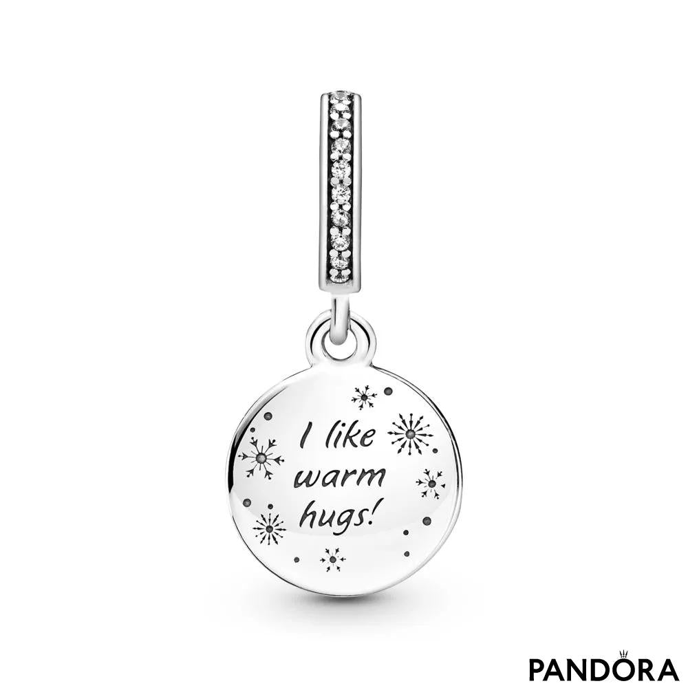 Frozen Snow Olaf Double Dangle Charm