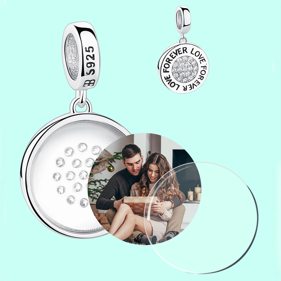 Personalized Custom Photo Round Charm
