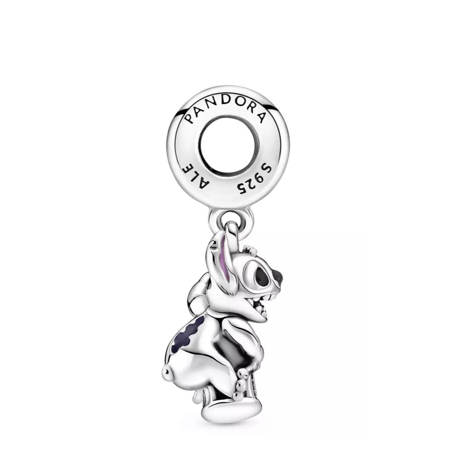 Stitch and Fantasyland Castle charm