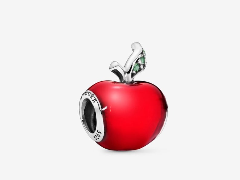 Snow White's Red Apple Charm